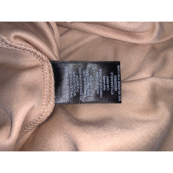 AFRM Mini Babydoll Dress Animal Print‎ Long Sleeve Bronze Tan Small S - Picture 7 of 8